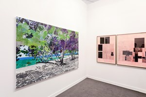 Hurvin Anderson, Thomas Dane Gallery, Frieze Los Angeles (15–17 February 2019). Courtesy Ocula. Photo: Charles Roussel.